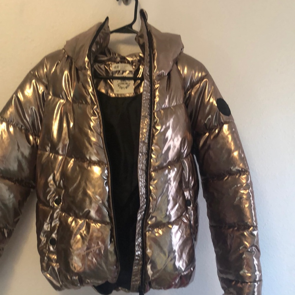 Gold Bomber Jacket - image 3